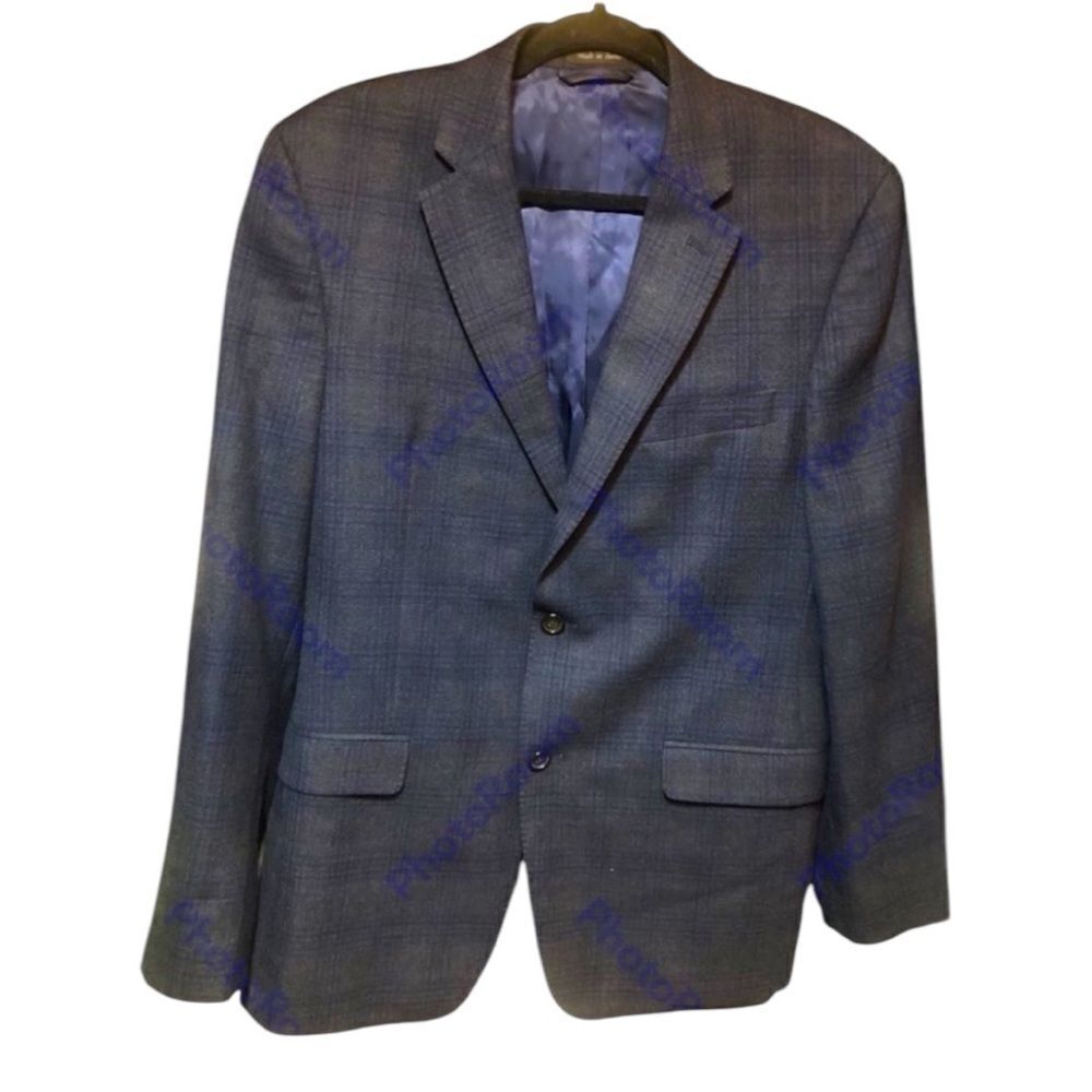 Men’s Unbranded High Quality Wool Blend Work Office Casual Blazer Size 42